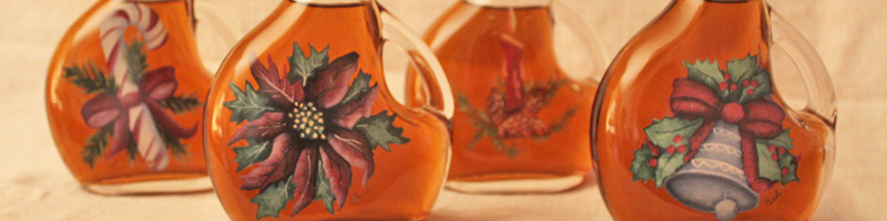 Maple Syrup in Christmas Bottles - Option 1