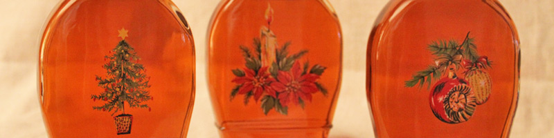 Maple Syrup in Christmas Bottles - Option 2